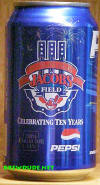 2004 Jacobs Field 10th Anniversary Collectors Can - Cleveland Indians